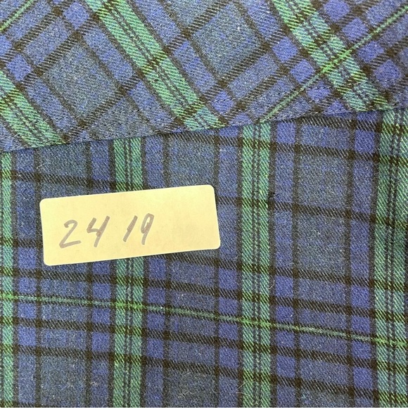 Foxfire L Plaid Flannel Long Sleeve Shirt Men's - Picture 10 of 10